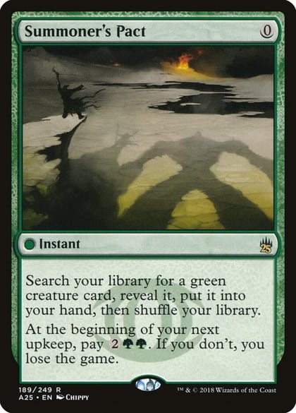 Summoner's Pact, Masters 25 189
