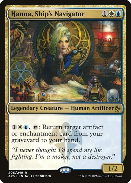 Hanna, Ship's Navigator, Masters 25 206