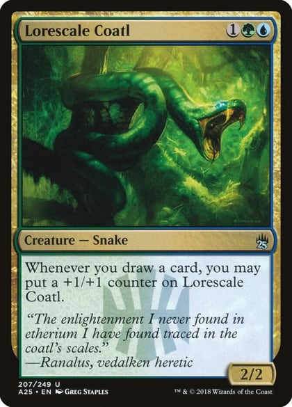 Lorescale Coatl, Masters 25 207