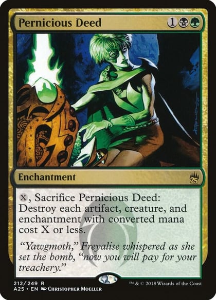 Pernicious Deed, Masters 25 212