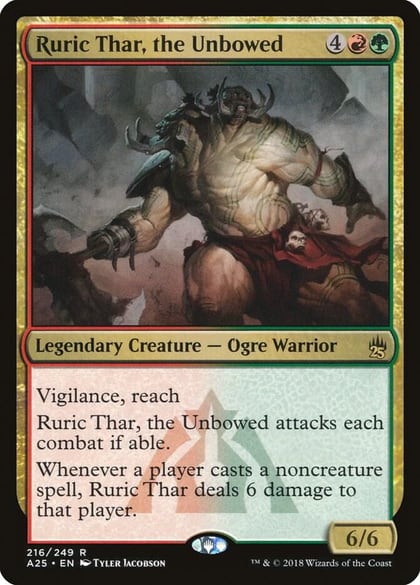 Ruric Thar, the Unbowed, Masters 25 216