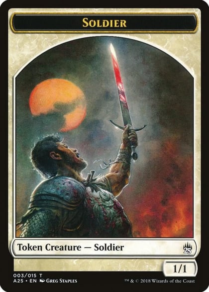 Soldier Token (003), Masters 25 3