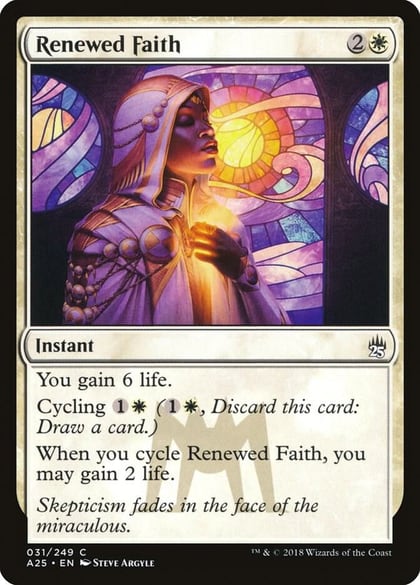 Renewed Faith, Masters 25 31