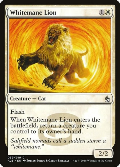 Whitemane Lion, Masters 25 39