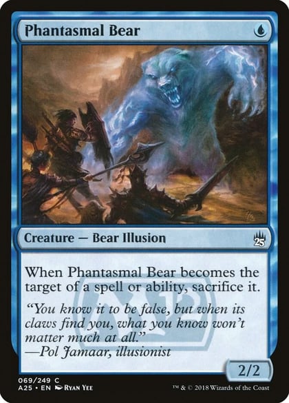 Phantasmal Bear, Masters 25 69