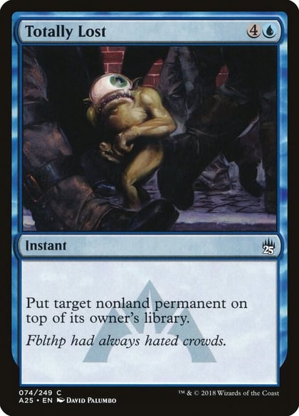 Totally Lost, Masters 25 74