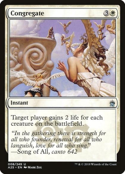 Congregate, Masters 25 8