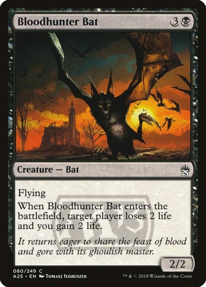 Bloodhunter Bat, Masters 25 80