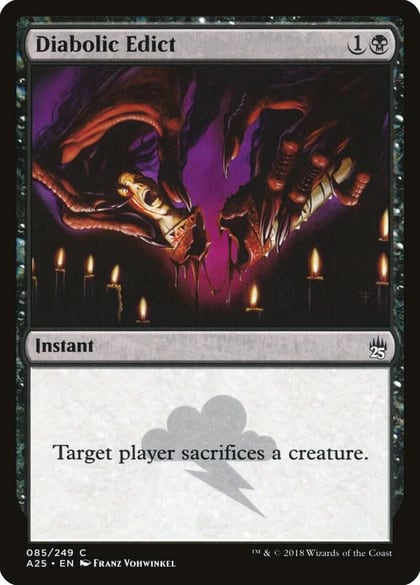 Diabolic Edict, Masters 25 85