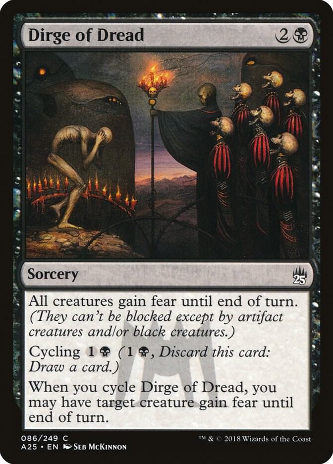 Dirge of Dread, Masters 25 86