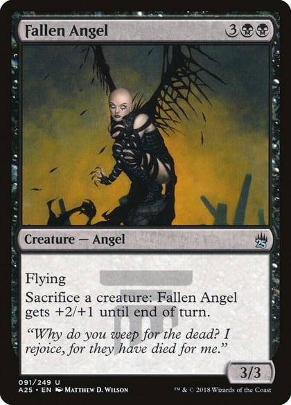 Fallen Angel, Masters 25 91