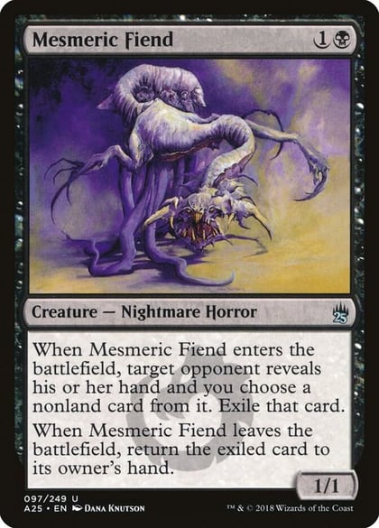 Mesmeric Fiend, Masters 25 97