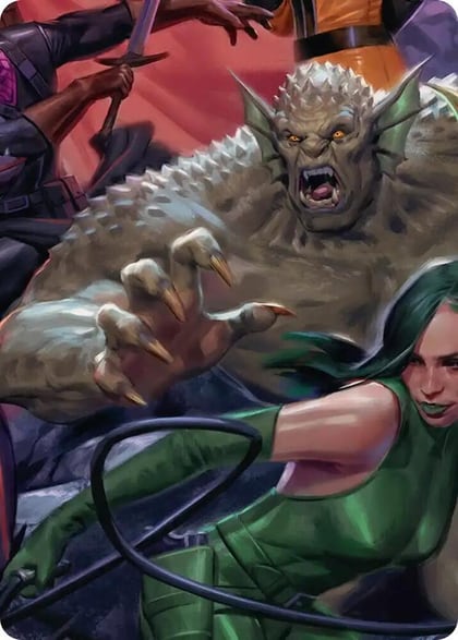 Abomination, Irradiated Brute Art Card, Art Series: Marvel Super Heroes 11