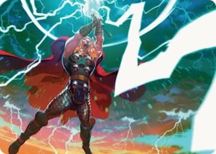 Lightning Strike Art Card, Art Series: Marvel Super Heroes 11