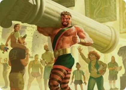 Hercules, Prince of Power Art Card, Art Series: Marvel Super Heroes 13