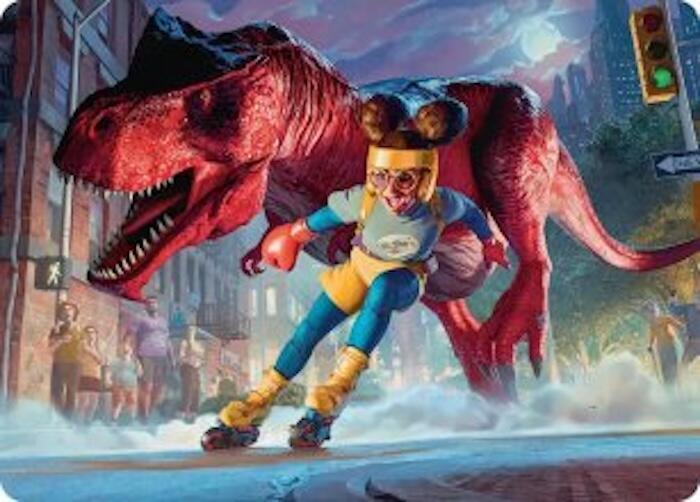 Moon Girl and Devil Dinosaur Art Card, Art Series: Marvel Super Heroes 14