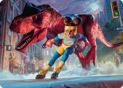 Moon Girl and Devil Dinosaur Art Card, Art Series: Marvel Super Heroes 14