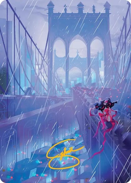 Swamp Art Card (Gold-Stamped Signature), Art Series: Marvel Super Heroes 16
