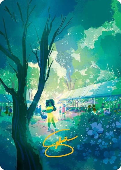 Forest Art Card (Gold-Stamped Signature), Art Series: Marvel Super Heroes 17