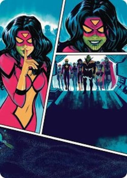 Secret Invasion Art Card, Art Series: Marvel Super Heroes 18