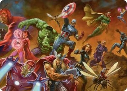 Avengers Assemble! Art Card, Art Series: Marvel Super Heroes 1