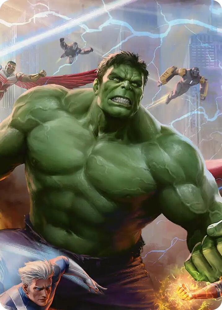 Hulk, Always Angry Art Card, Art Series: Marvel Super Heroes 2