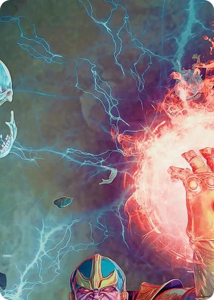 Thanos, the Mad Titan Art Card (2/9), Art Series: Marvel Super Heroes 2