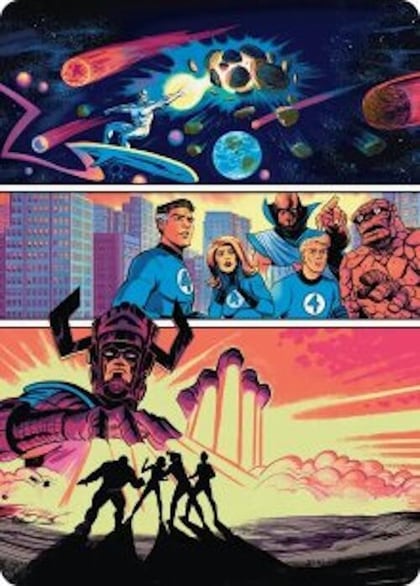 The Coming of Galactus Art Card, Art Series: Marvel Super Heroes 20
