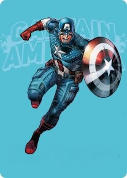 Captain America, Super-Soldier Art Card, Art Series: Marvel Super Heroes 21