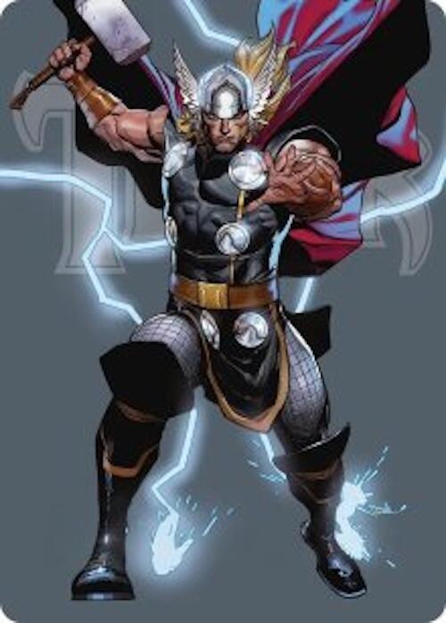Thor, God of Thunder Art Card, Art Series: Marvel Super Heroes 26