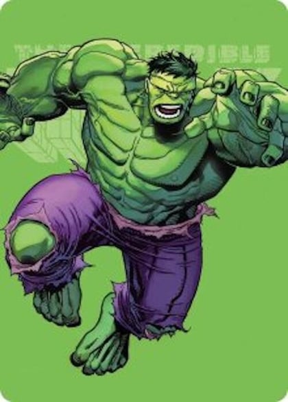 The Incredible Hulk Art Card, Art Series: Marvel Super Heroes 28