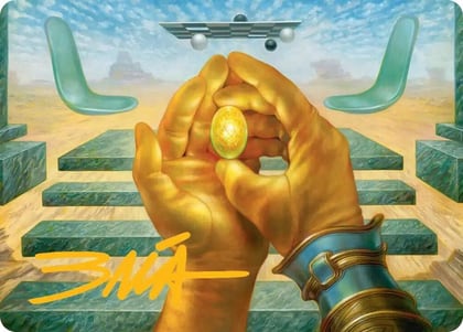 The Mind Stone Art Card (Gold-Stamped Signature), Art Series: Marvel Super Heroes 3