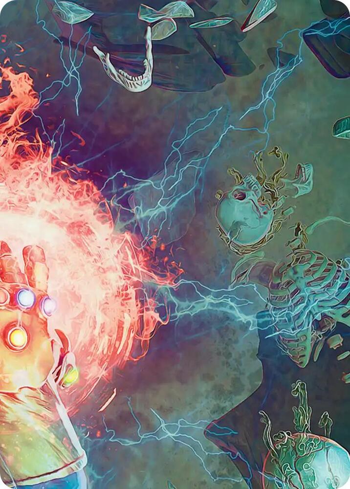 Thanos, the Mad Titan Art Card (3/9), Art Series: Marvel Super Heroes 3