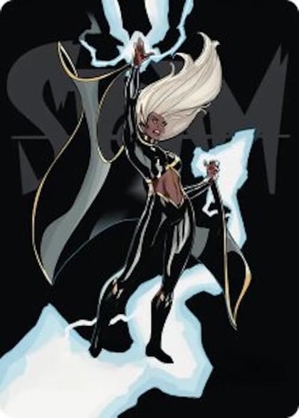 Storm, Windrider Art Card, Art Series: Marvel Super Heroes 30
