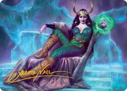 Lady Loki, Agent of Chaos Art Card (Gold-Stamped Signature), Art Series: Marvel Super Heroes 33