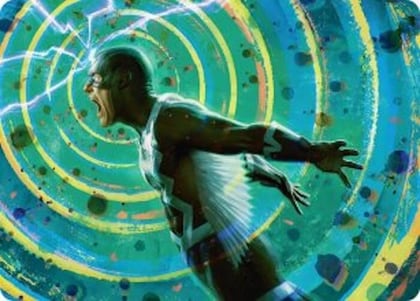 Black Bolt, Inhuman King Art Card, Art Series: Marvel Super Heroes 35