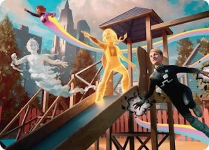 Power Pack Art Card, Art Series: Marvel Super Heroes 37