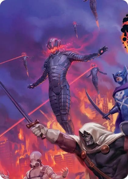 Ultron, Machine Overlord Art Card, Art Series: Marvel Super Heroes 7