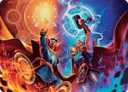 We Say Thee Nay! Art Card, Art Series: Marvel Super Heroes 7