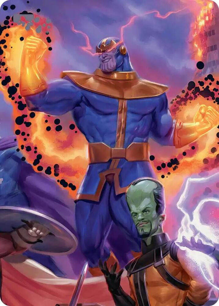 Thanos, Death's Consort Art Card, Art Series: Marvel Super Heroes 8