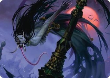 Qarsi Revenant Art Card (12/54), Art Series: Tarkir: Dragonstorm 12