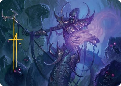 Sidisi, Regent of the Mire Art Card (14/54) (Gold-Stamped Signature), Art Series: Tarkir: Dragonstorm 14