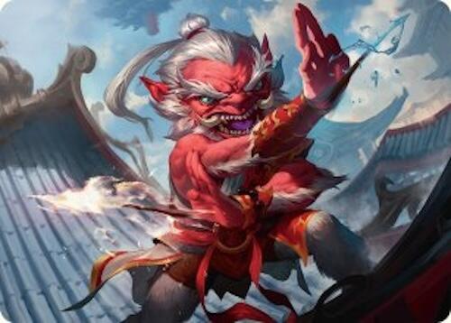 Devoted Duelist Art Card (15/54), Art Series: Tarkir: Dragonstorm 15
