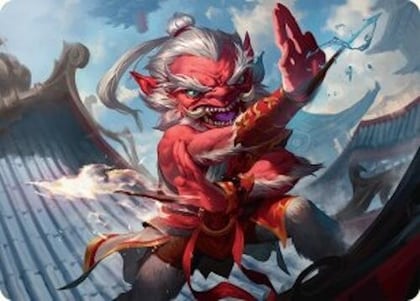 Devoted Duelist Art Card (15/54), Art Series: Tarkir: Dragonstorm 15
