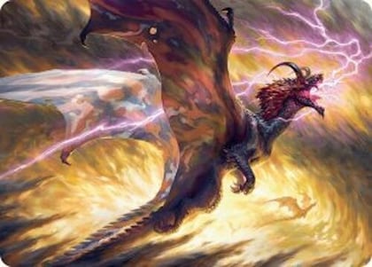 Stormscale Scion Art Card (17/54), Art Series: Tarkir: Dragonstorm 17