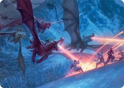 Dragonback Assault Art Card (22/54), Art Series: Tarkir: Dragonstorm 22