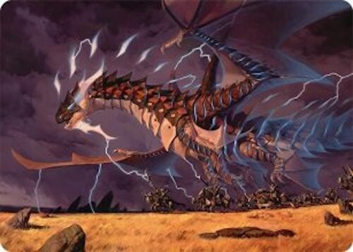 Neriv, Heart of the Storm Art Card (25/54), Art Series: Tarkir: Dragonstorm 25