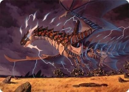 Neriv, Heart of the Storm Art Card (25/54), Art Series: Tarkir: Dragonstorm 25