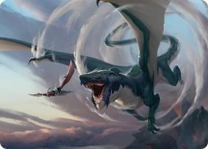 Whirlwing Stormbrood Art Card (27/54), Art Series: Tarkir: Dragonstorm 27