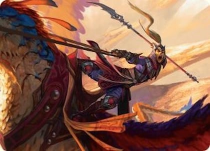 Dragonback Lancer Art Card (3/54), Art Series: Tarkir: Dragonstorm 3